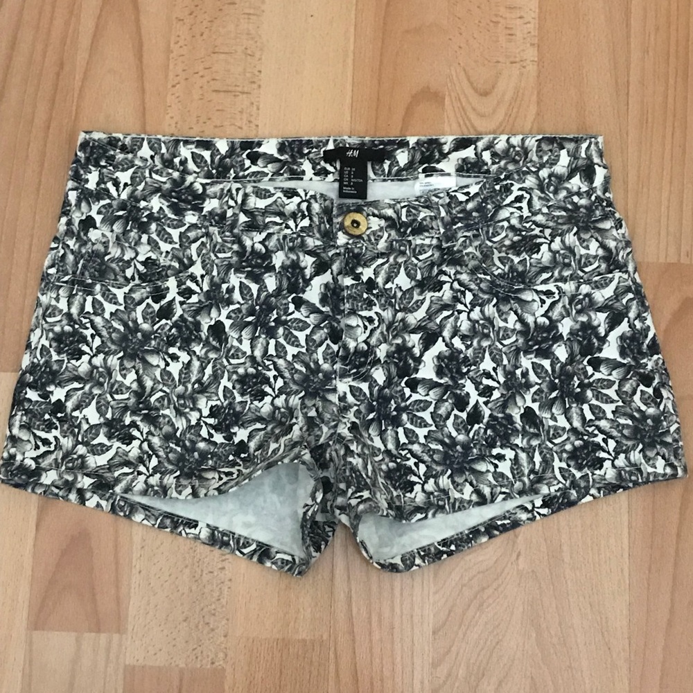 H&M Floral Print Shorts